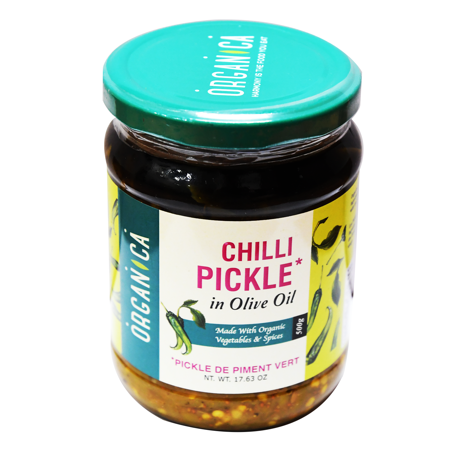 Organica Chilli Pickle 300g & 500 g