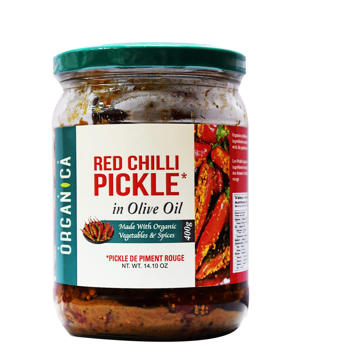 Organica Red Chilli Pickle 400 g