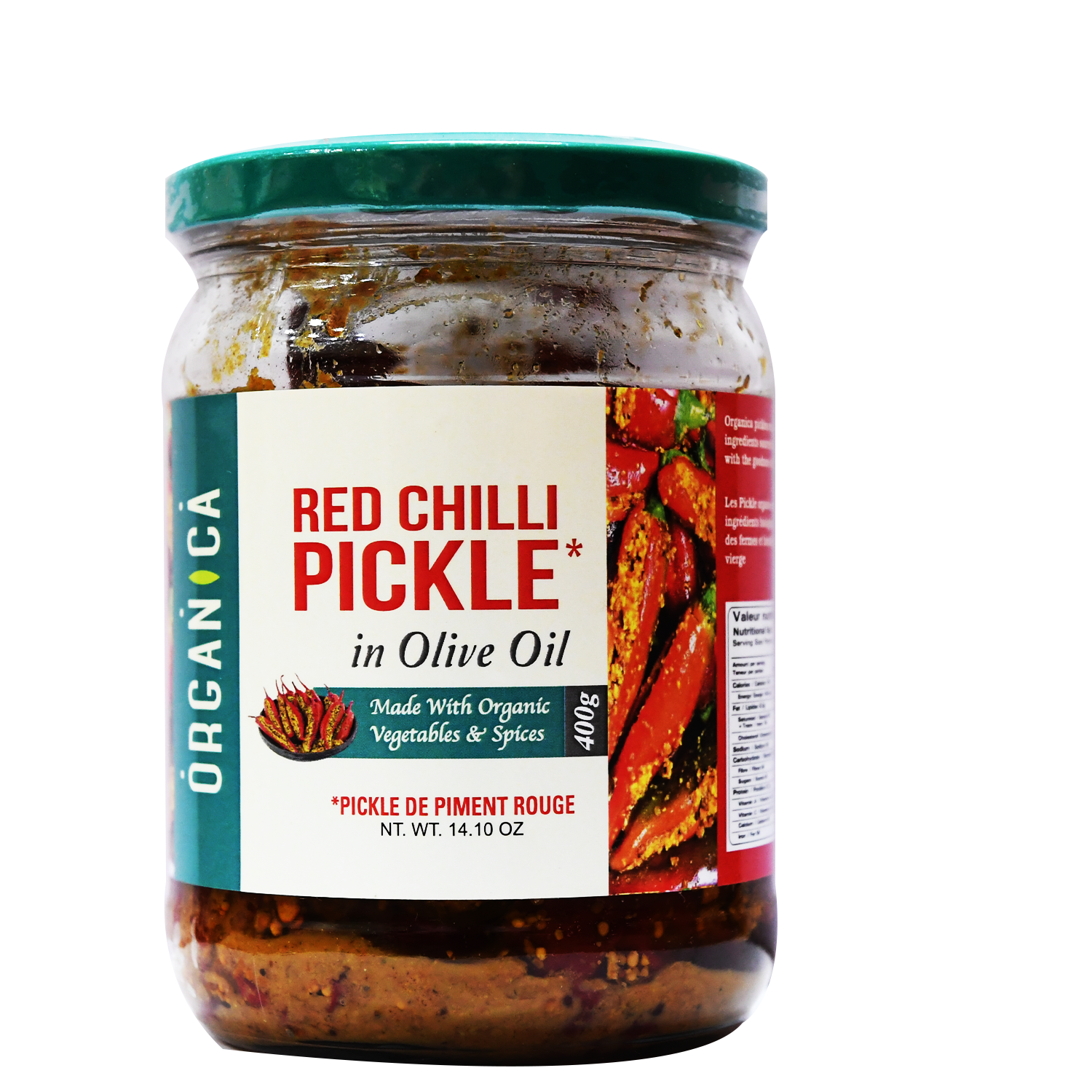 Organica Red Chilli Pickle 400 g