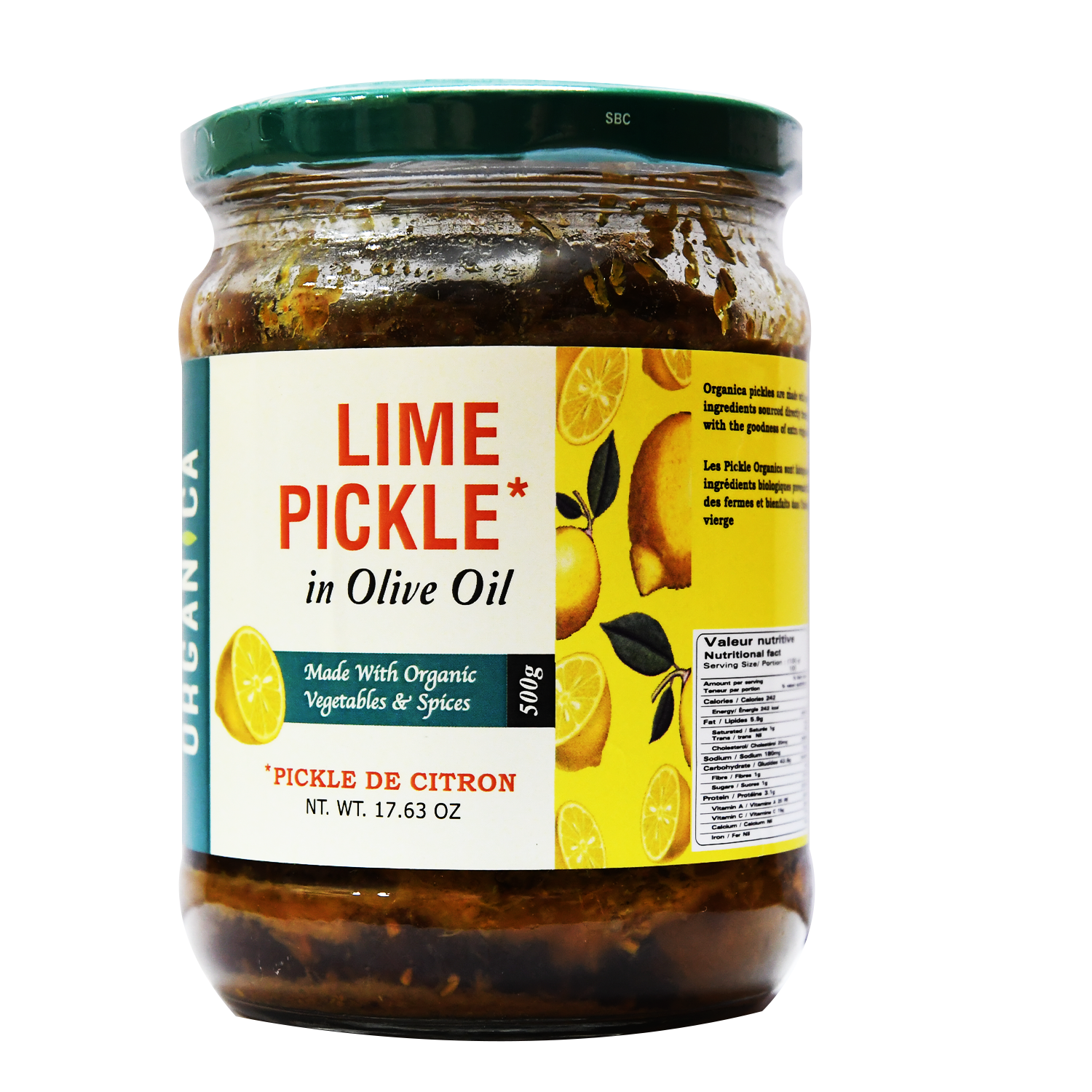 Organica Lime Pickle 300g & 500 g