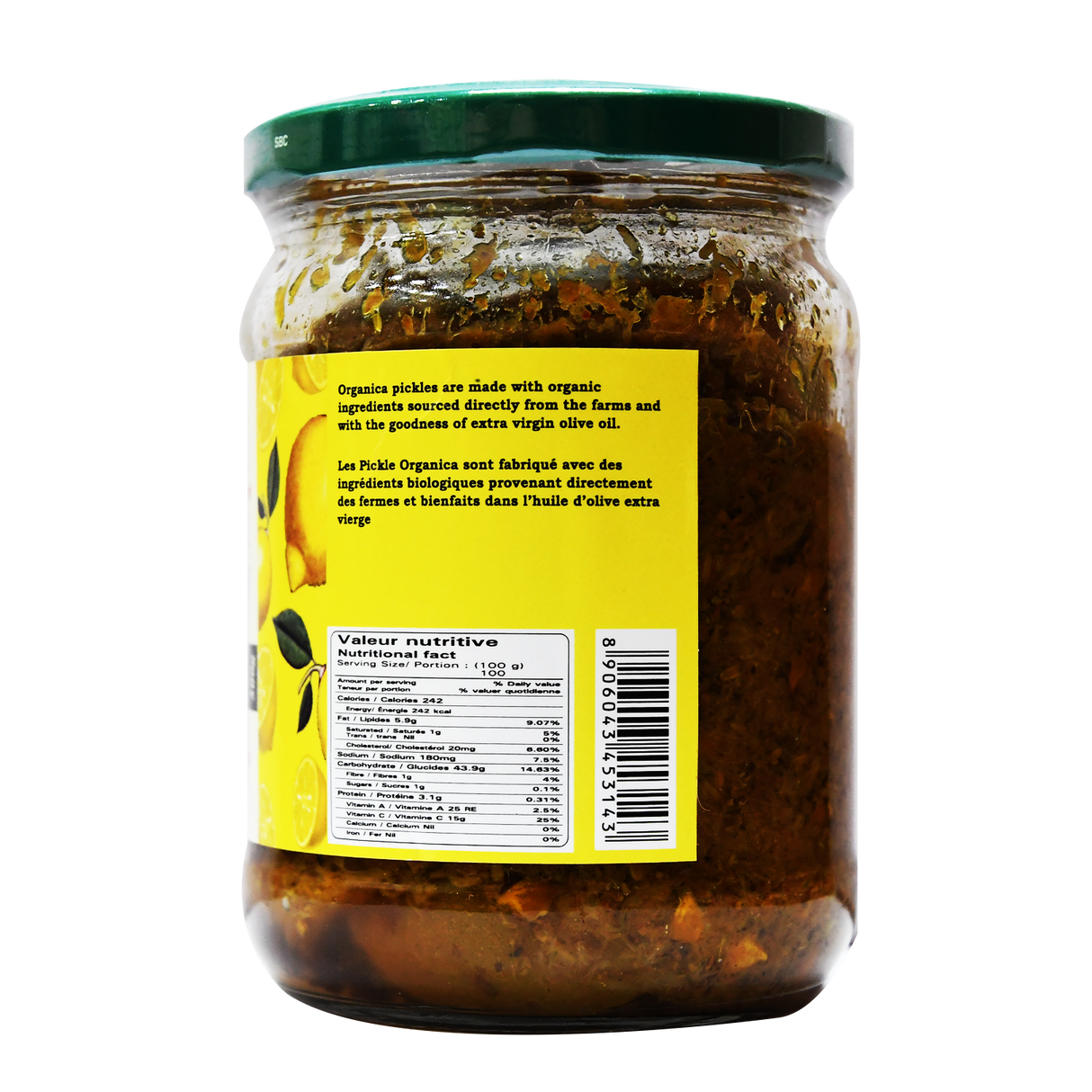 Organica Lime Pickle 300g & 500 g
