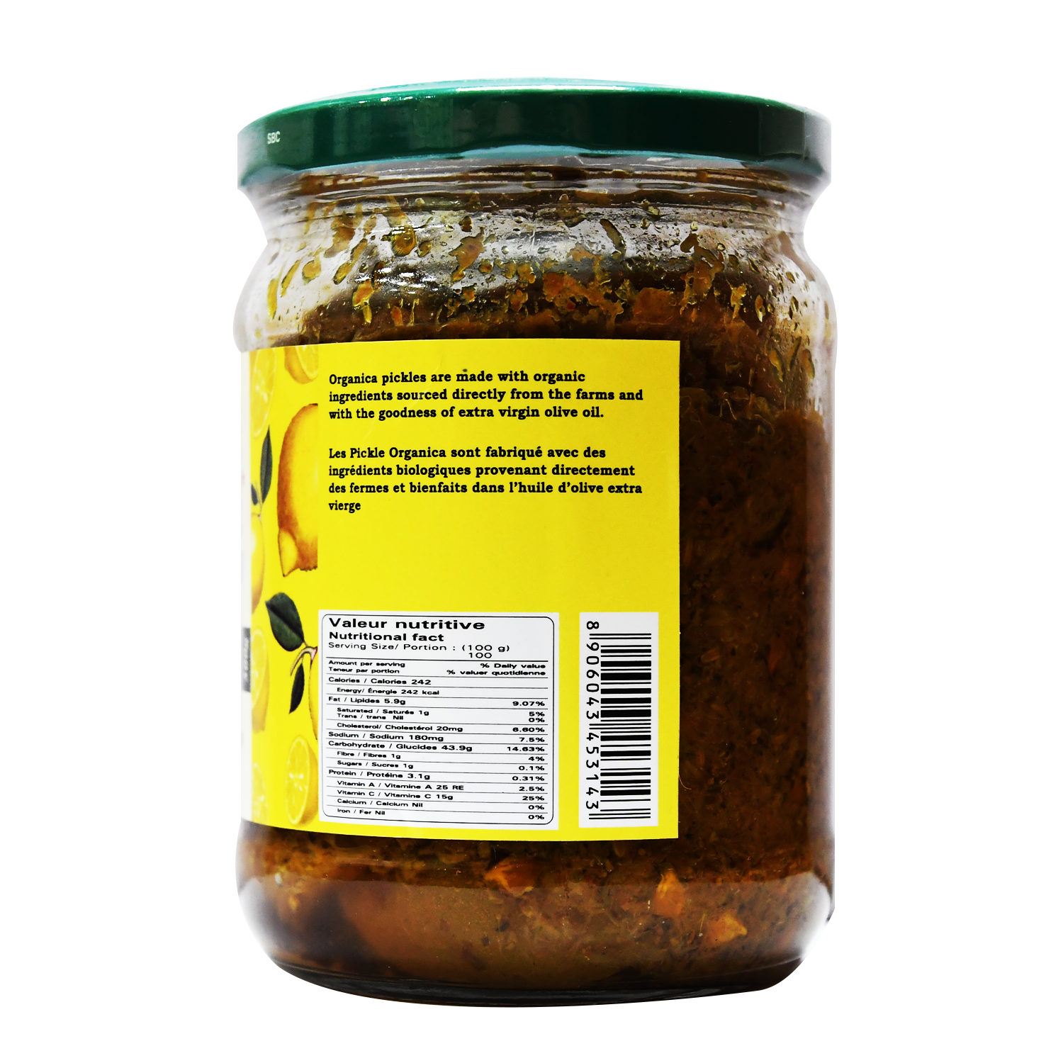 Organica Lime Pickle 300g & 500 g