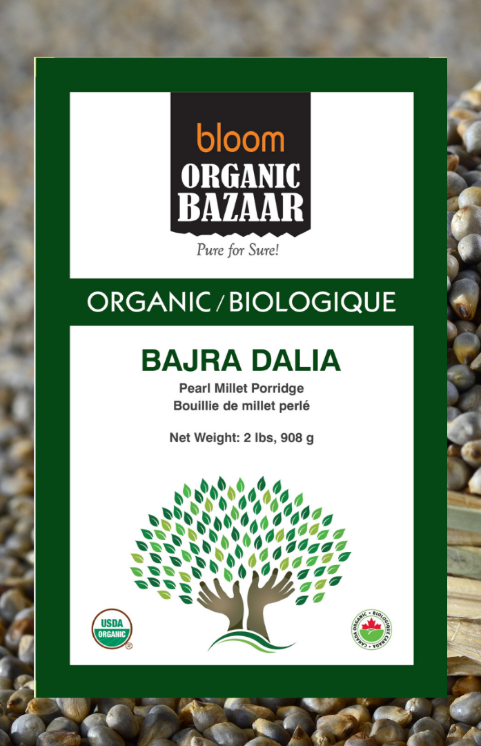 Bloom Organic Bajra Dalia 2 lbs (Pearl Millet)