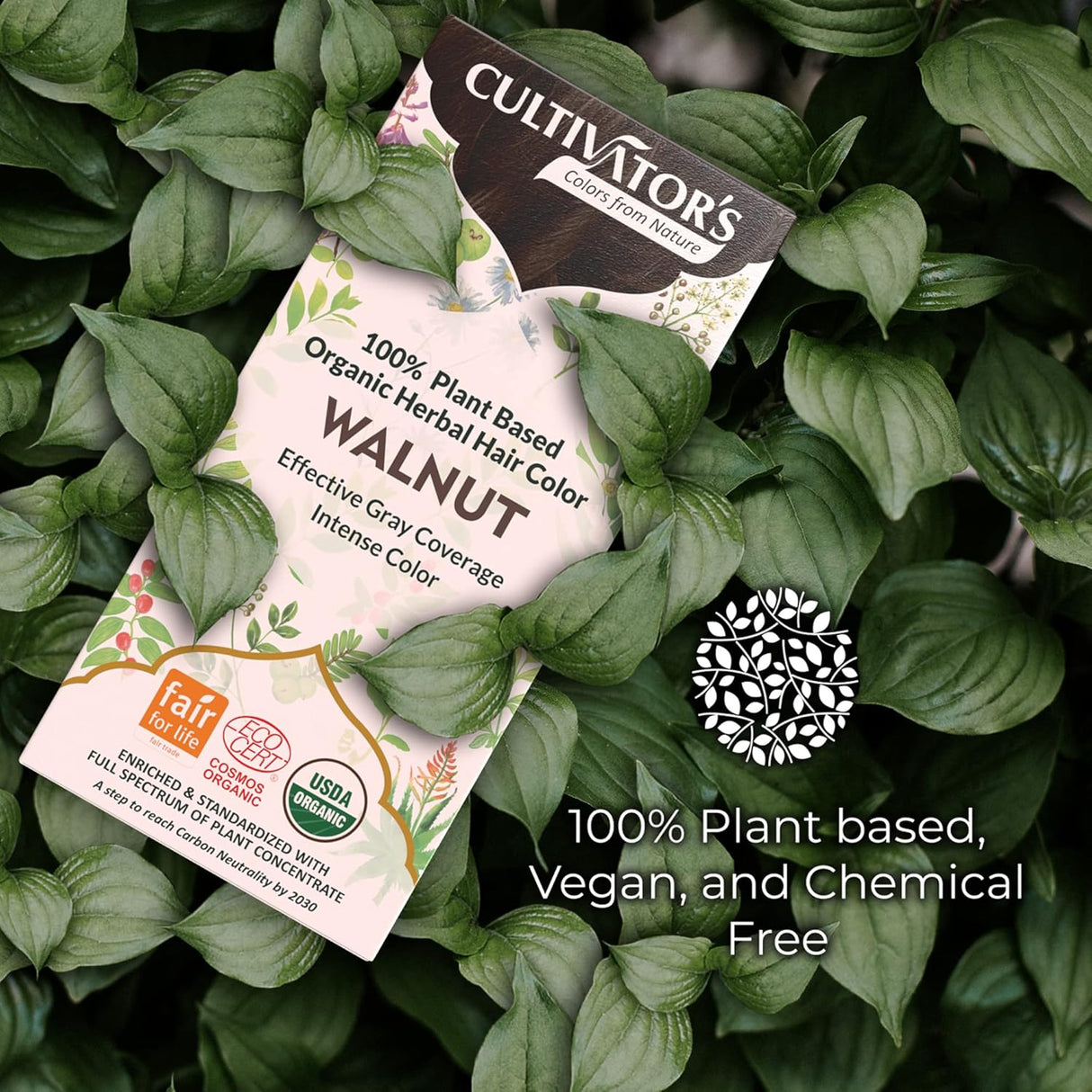 Cultivator's Organic Herbal Walnut Hair Color (4x25g)