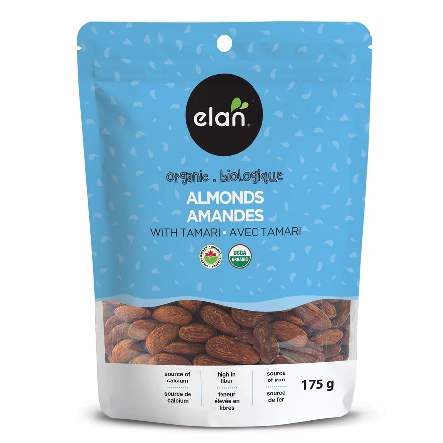 Elan Organic Almonds With Tamari 175 g – Bloom Organic Bazaar