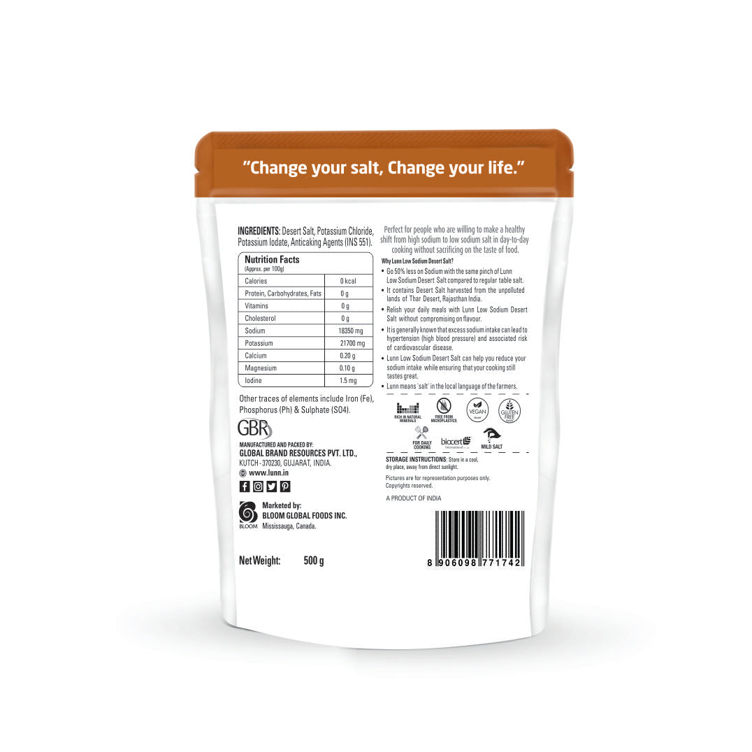 Lunn 50% Low Sodium Desert Salt