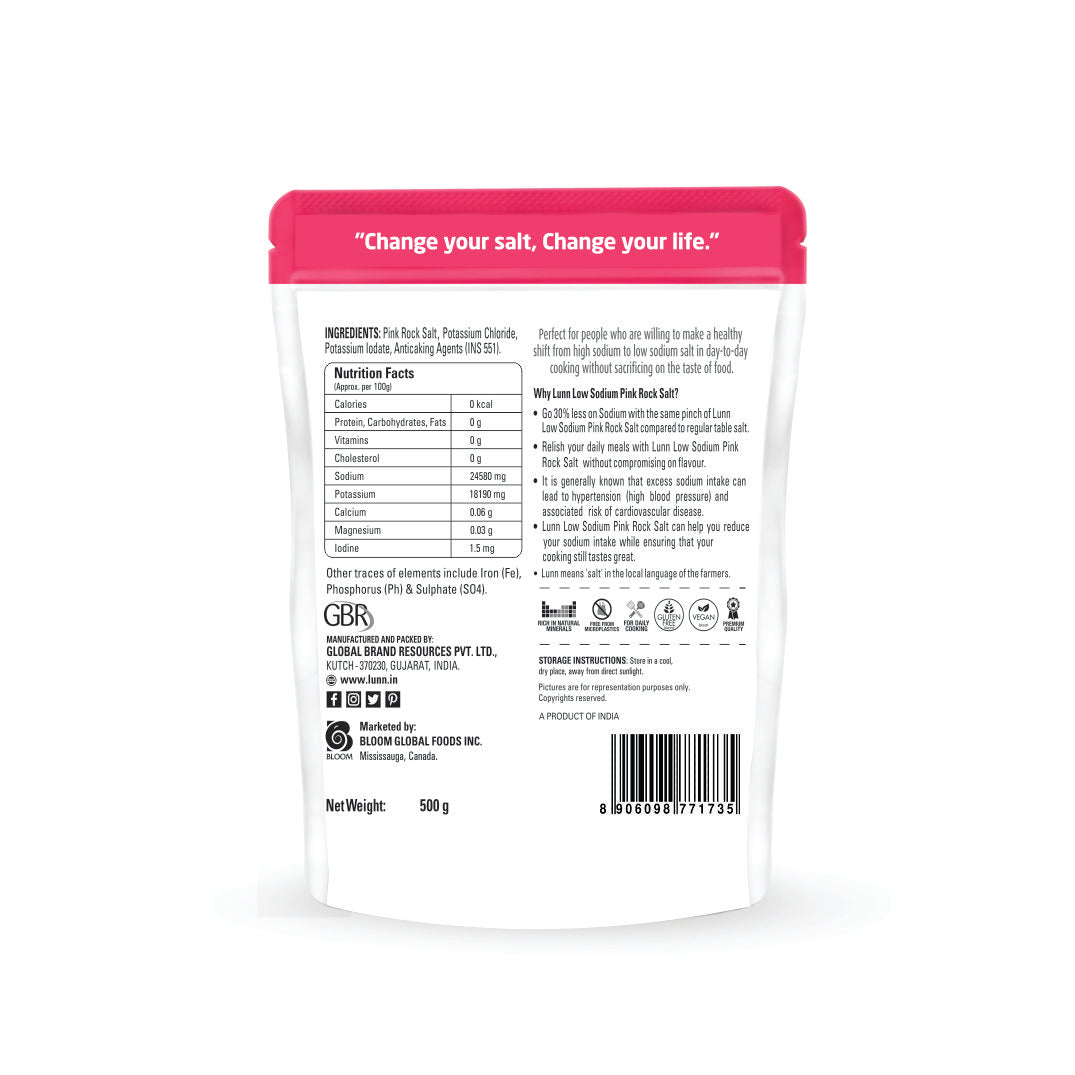 Lunn 30% Low Sodium Pink Rock Salt