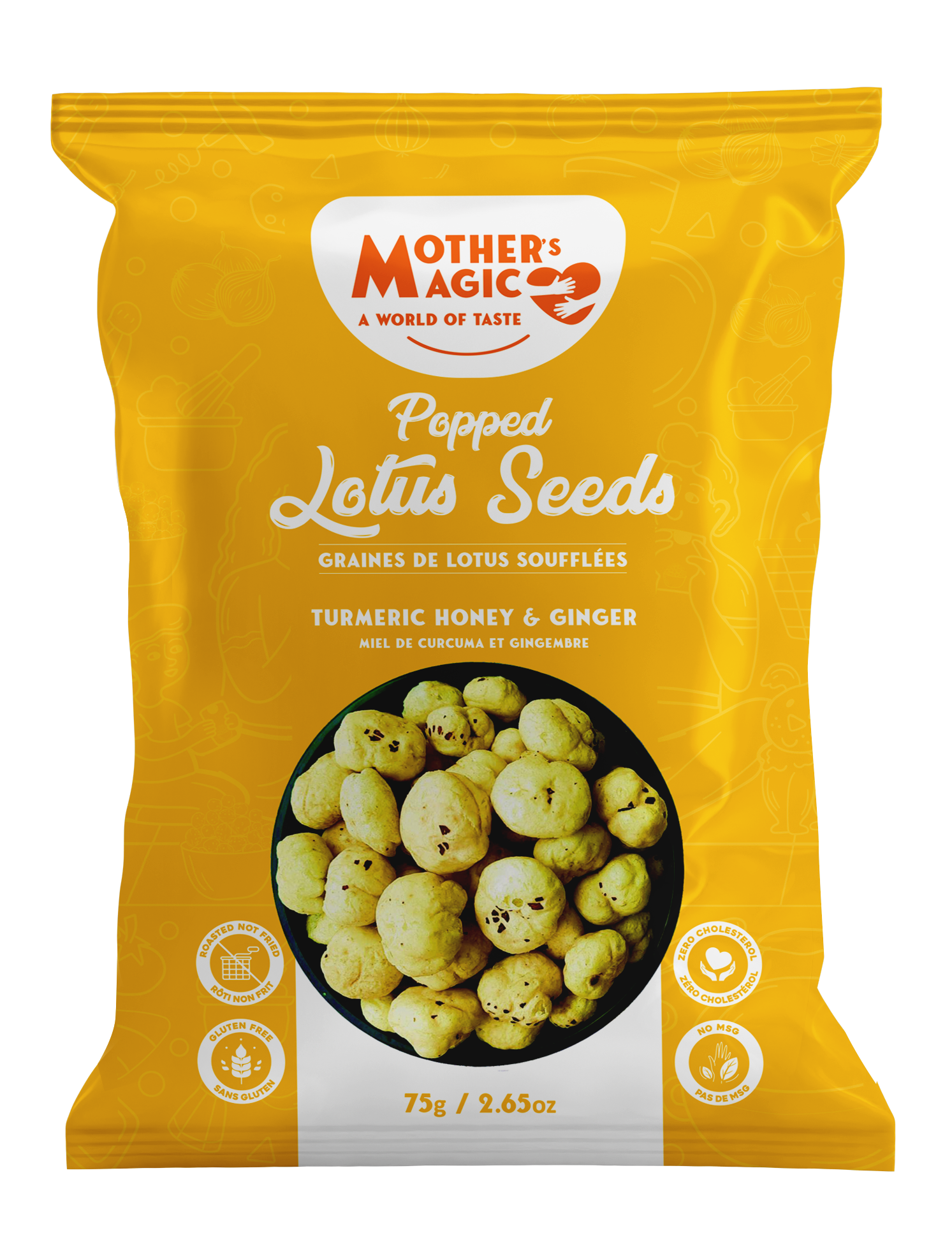 Mother's Magic Makhana - Turmeric Honey & Ginger