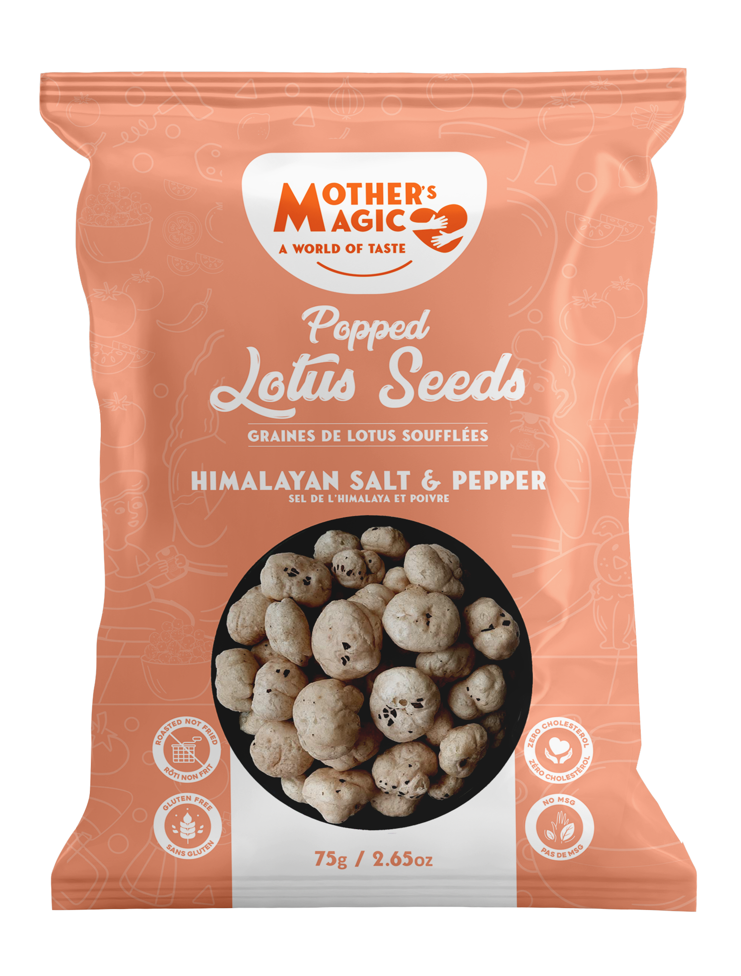 Mother's Magic Makhana - Himalayan Salt & Pepper