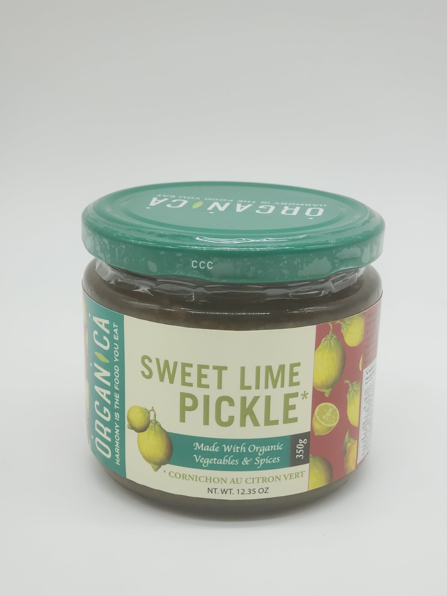 Organica Sweet Lime Pickle 350 g