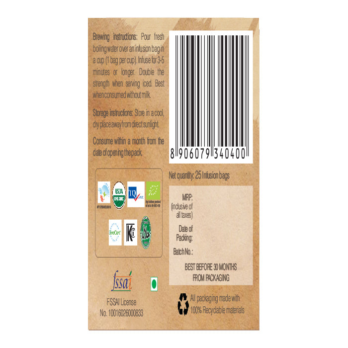 Bloom Organic OW'REAL Tulsi Sweet Neem Tea in Ontario