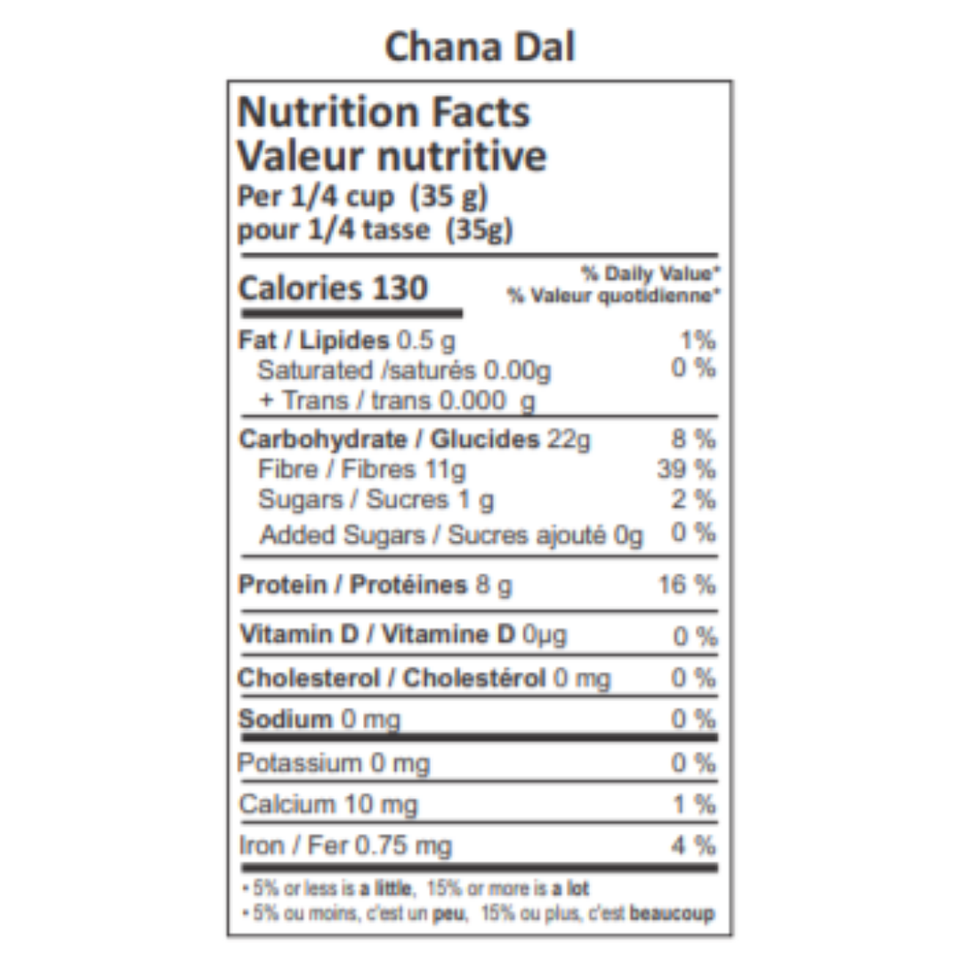 Bloom Organic Chana Dal 2 lbs & 1.5 kg