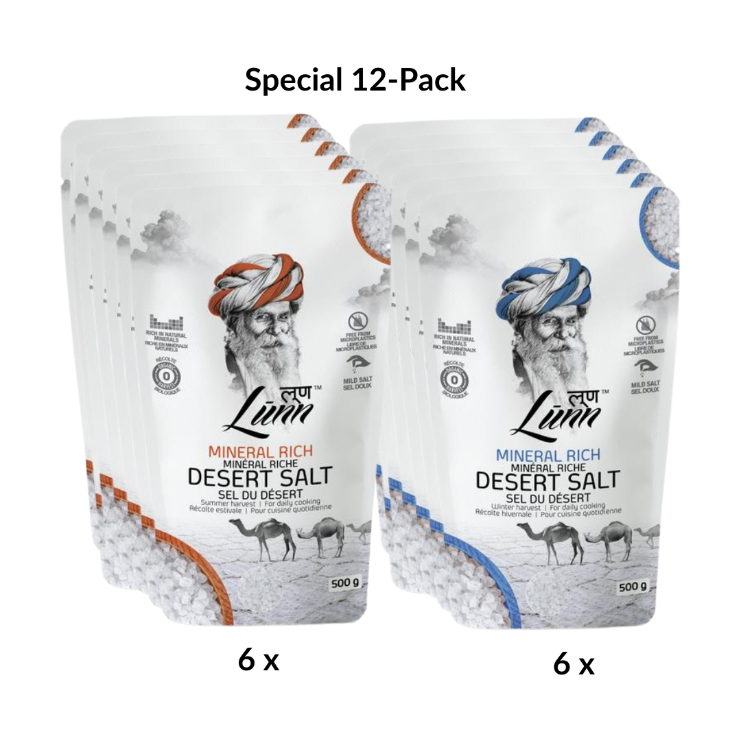 Lunn Desert Salt Pouch 12-Pack x 500g