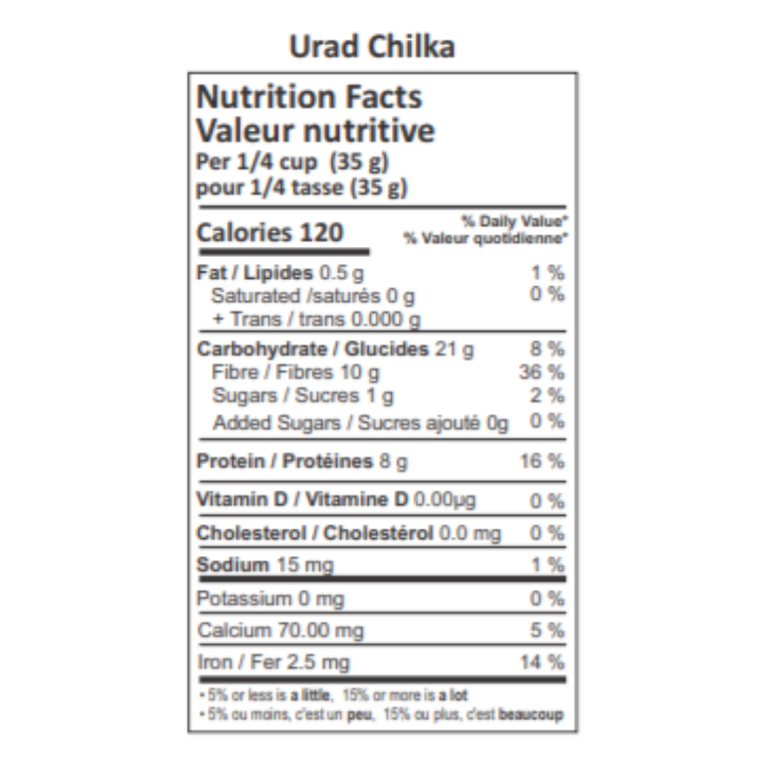 Bloom Organic Urad Split Chilka 2lbs