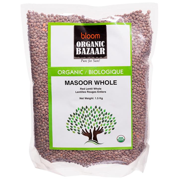 Bloom Organic Masoor Whole in ON