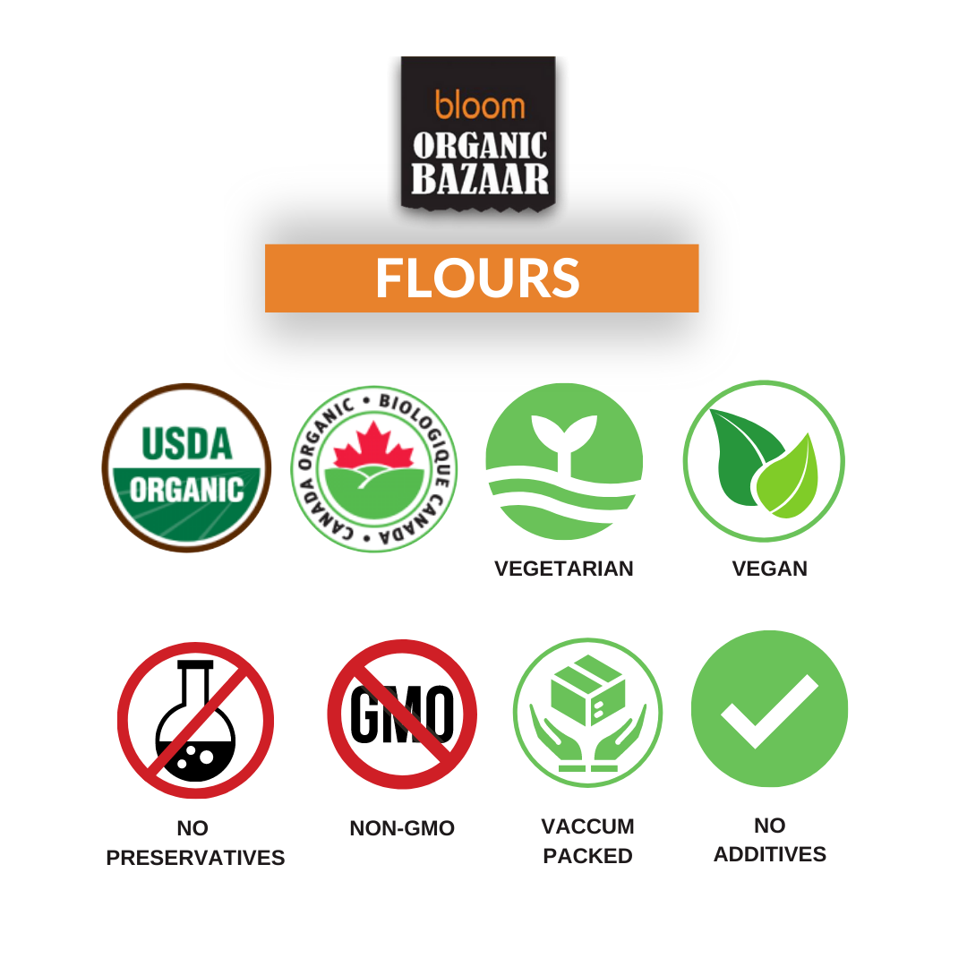 Bloom Organic Wheat Suji 2 Lbs