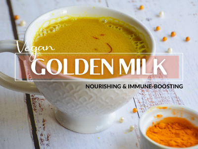 Golden Turmeric Milk - Delightful Vegans