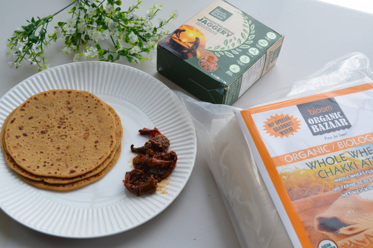 Bloom Cook At Home Series - Gur Wali Roti Recipe – Bloom Organic Bazaar