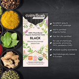 Cultivator's Organic Herbal Black Hair Color (4x25g)