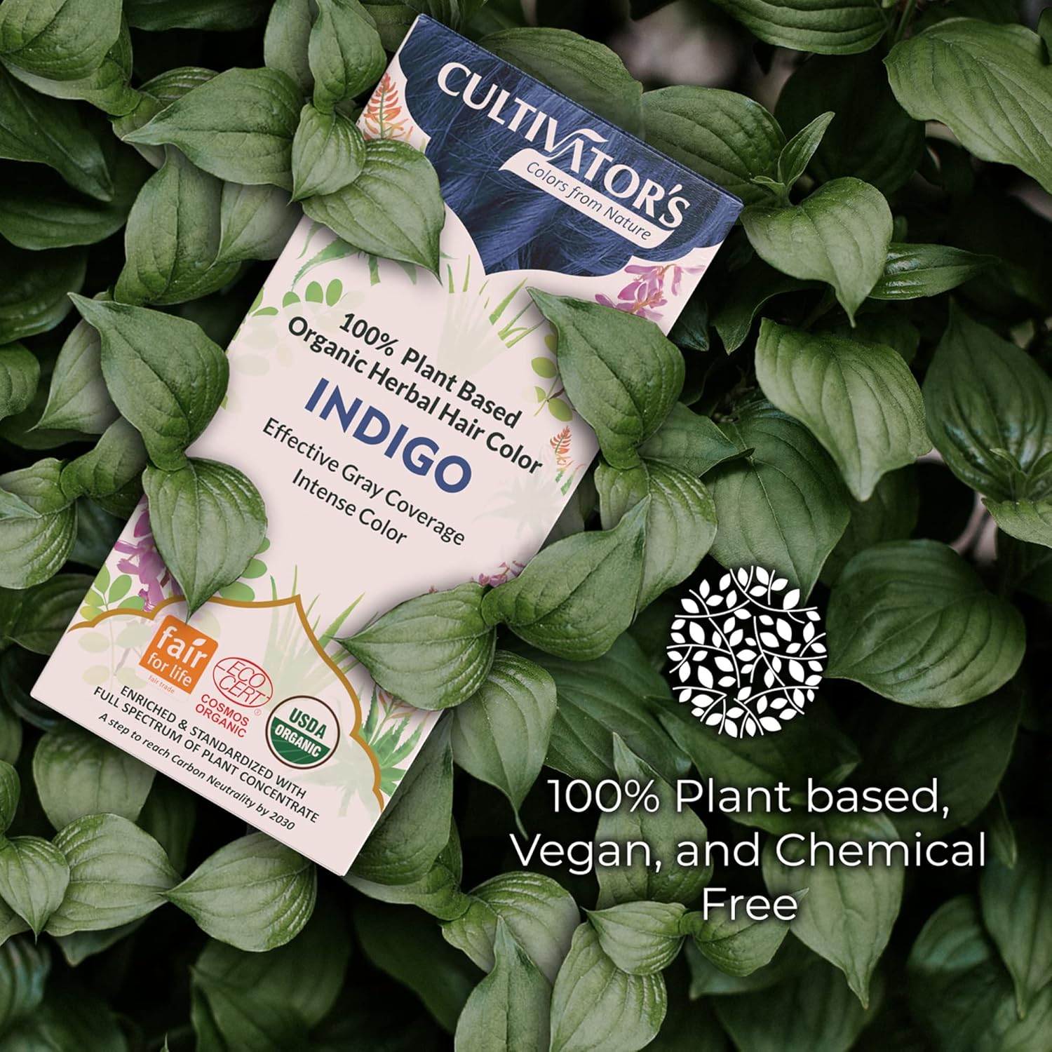 Cultivator's Organic Herbal Indigo Hair Color (4x25g)