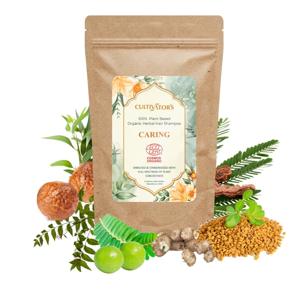 Organic Herbal Hair Shampoo Powder – Caring  250 g
