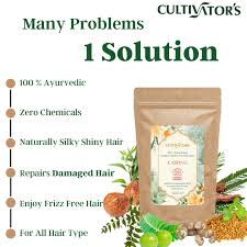 Organic Herbal Hair Shampoo Powder – Caring  250 g