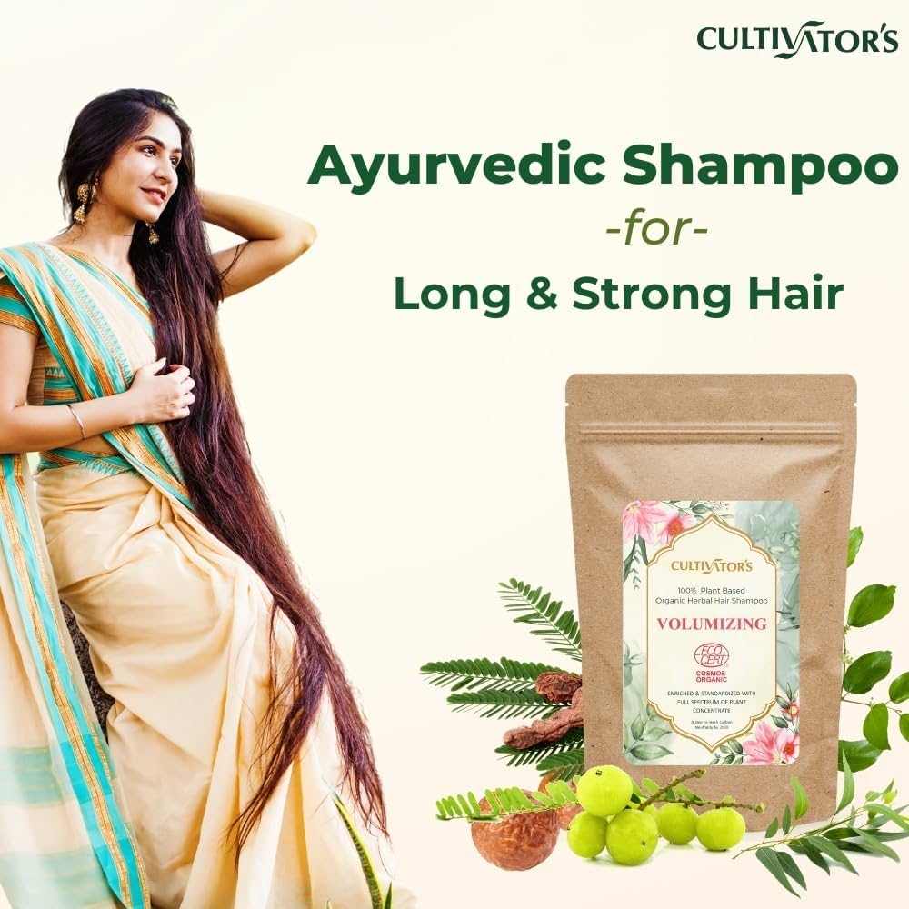 Organic Herbal Hair Shampoo Powder – Volumizing 250 g