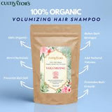 Organic Herbal Hair Shampoo Powder – Volumizing 250 g