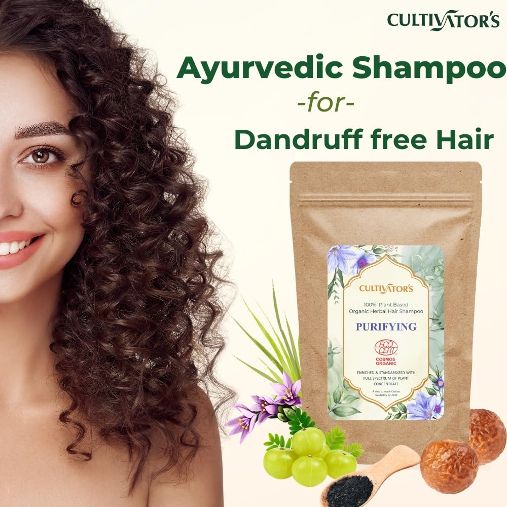 Organic Herbal Hair Shampoo Powder – Purifying 250 g