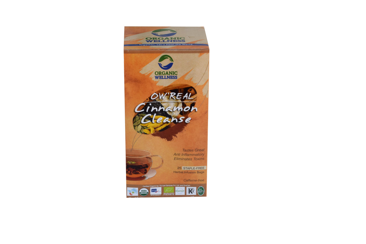 OW'REAL Organic Cinnamon Cleanse Tea