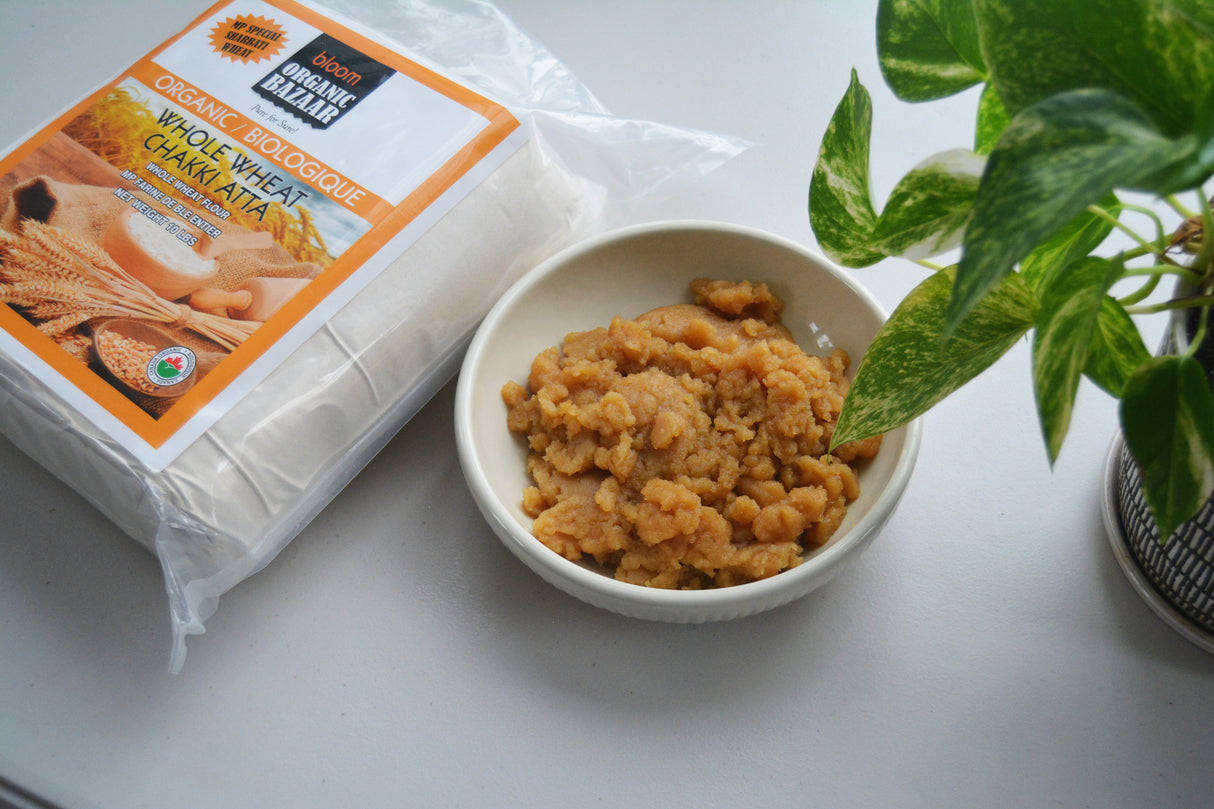 Baisakhi Sale - Bloom MP Special Organic Whole Wheat Chakki Atta 10lbs *Limit of 2 per order*