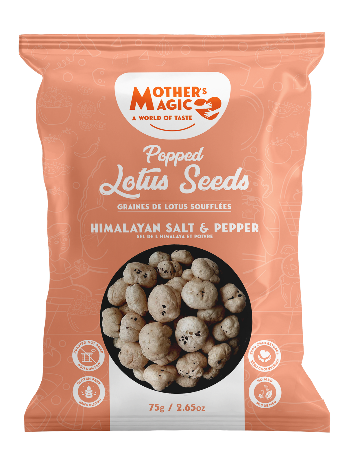 Mother's Magic Makhana - Himalayan Salt & Pepper