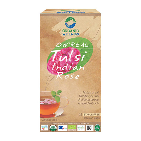 Bloom Organic OW'REAL Tulsi Indian Rose Tea in Canada