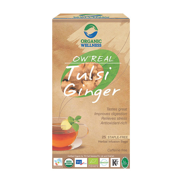 Buy Bloom Organic OW'REAL Tulsi Ginger Tea
