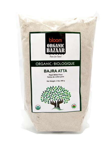 Bloom Organic Bazaar Bajra Atta (Pearl Millet) 2lbs