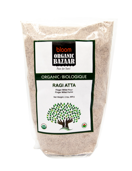 Bloom Organic Bazaar Ragi Atta (Finger Millet) 2lbs.