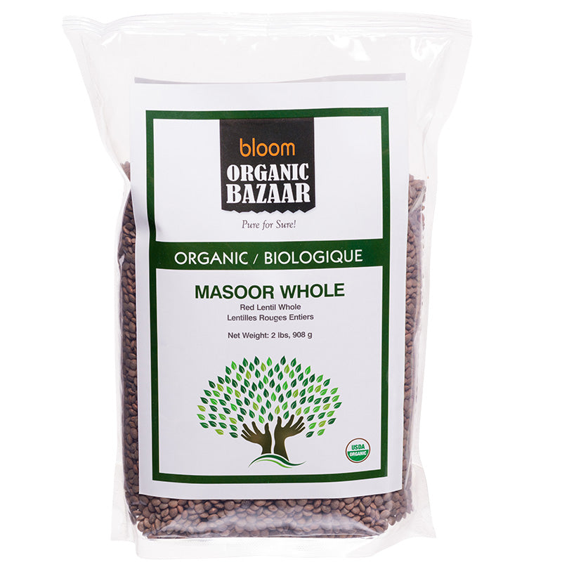 Bloom organic  Masoor Whole in canada