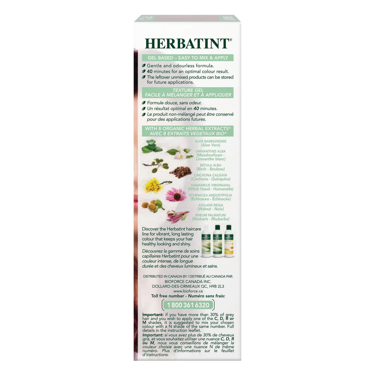 Herbatint 2N Brown Permanent Haircolour Gel 135 mL