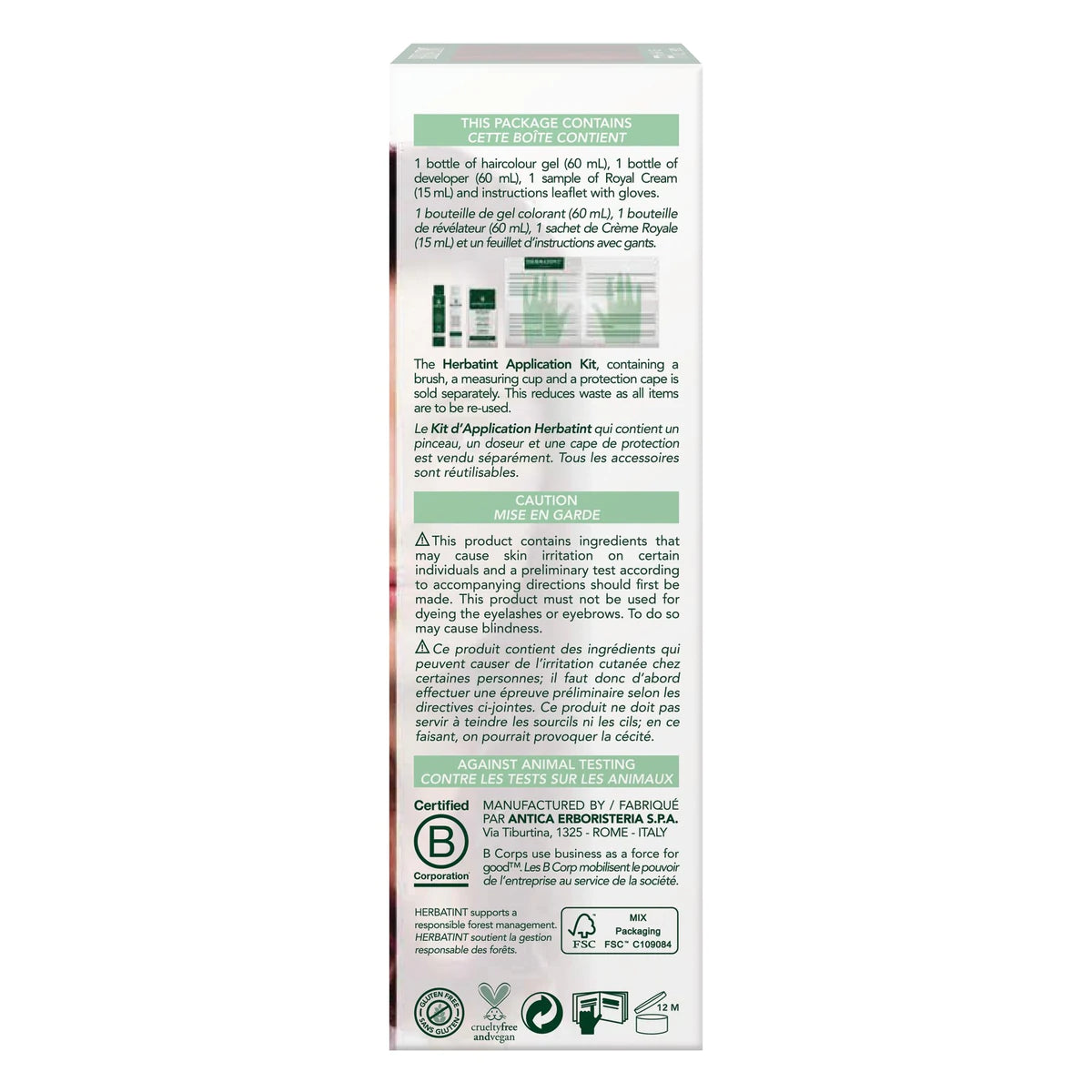 Herbatint 2N Brown Permanent Haircolour Gel 135 mL
